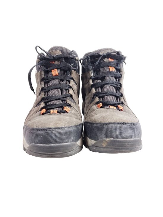 Eddie Bauer Mens Size 10.5 Waterproof Hiking Boots Gray Suede & Mesh main image 4